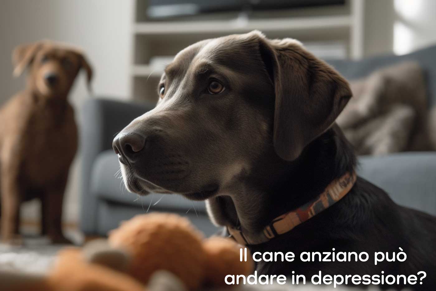 cucciolo e cane anziano
